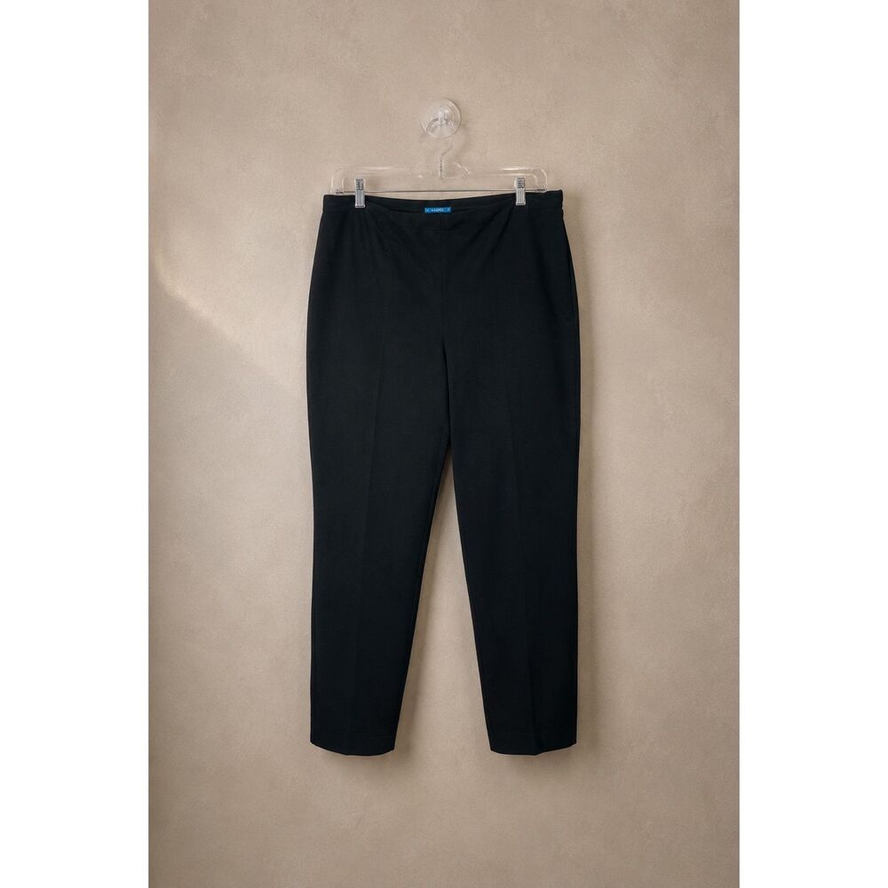J. McLaughlin pants black size 10 cropped slim front